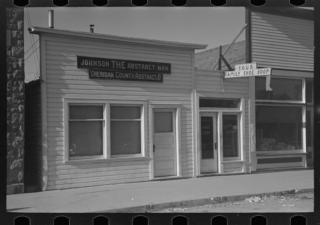 Store building, Plentywood, Montana, 1937