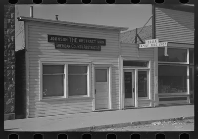 Store building, Plentywood, Montana, 1937