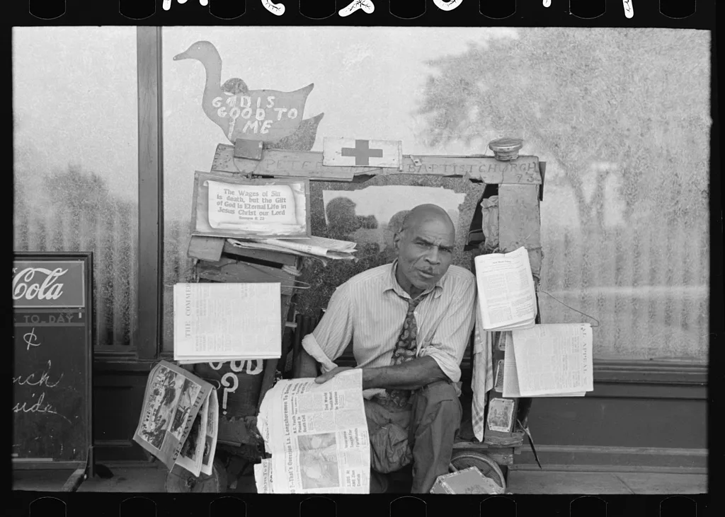 Newsstand, Memphis, Tennessee, 1938
