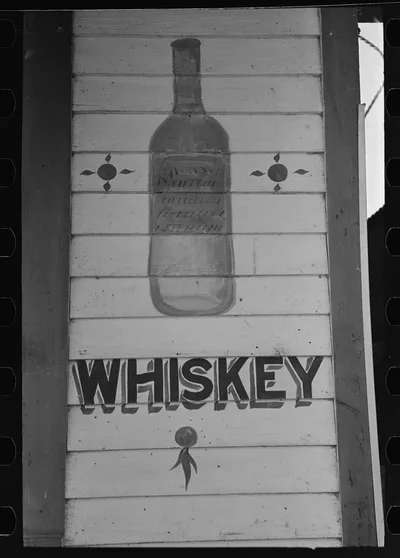 Sign, Jeanerette, Louisiana, 1938
