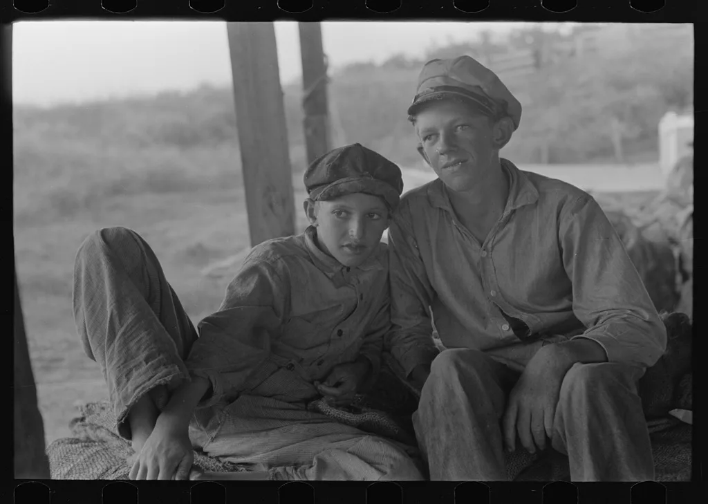 Sons of fishermen, Olga, Louisiana, 1938