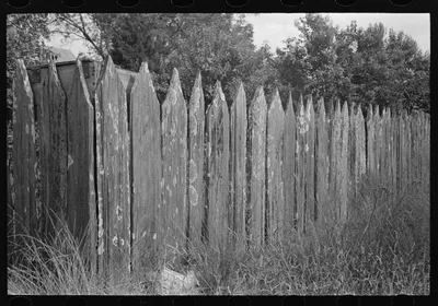 Picket fence near Paulina, Louisiana, 1938