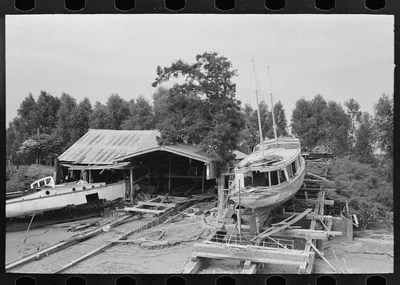 Dry dock, Olga, Louisiana, 1938