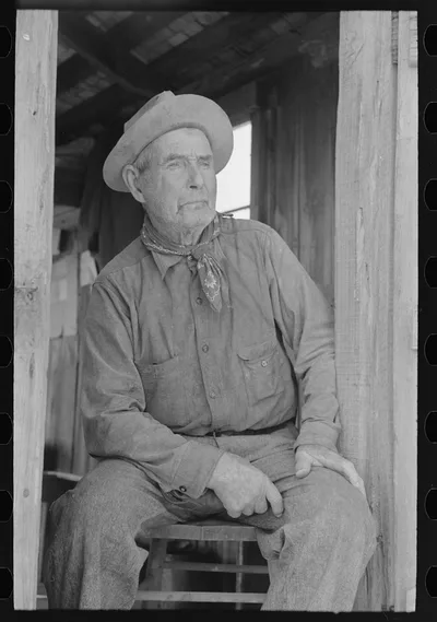 Sugarcane farmer near Delcambre, Louisiana, 1938