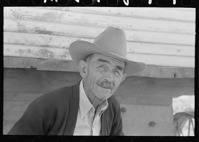 Foreman on sugar plantation, Louisiana, 1938