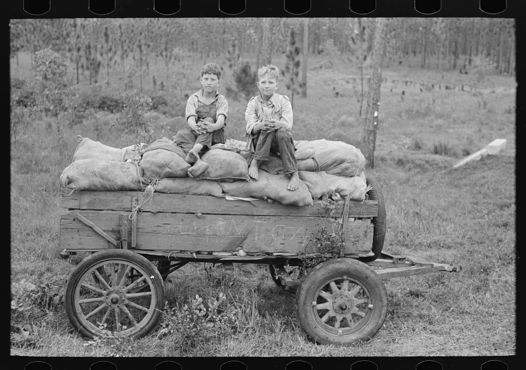 Farm boys, Louisiana, 1938