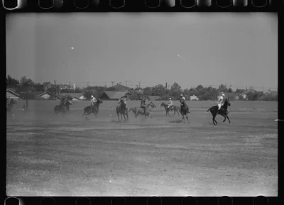 Activity at polo match, Abilene, Texas, 1939