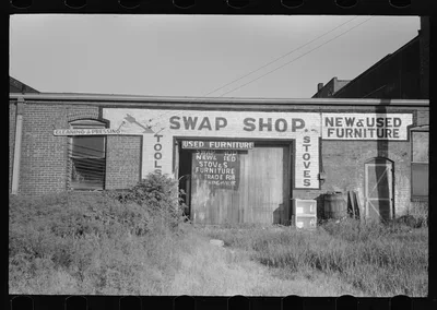 Swap shop, Muskogee, Oklahoma, 1939