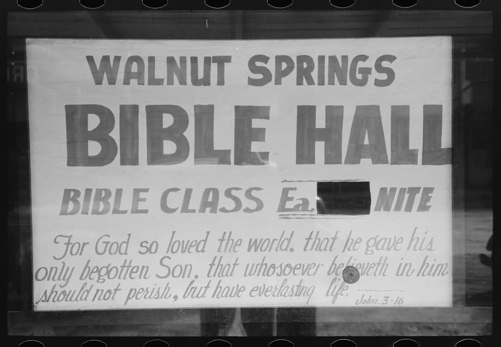 Sign, Clifton, Texas, 1939