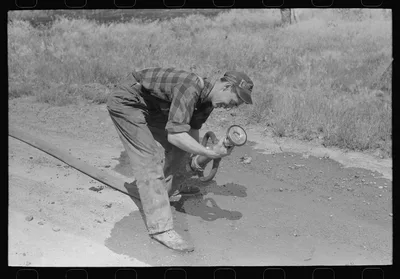 Fireman, Vale, Oregon, 1941