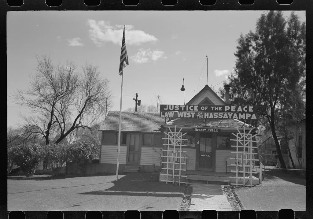 Justice of the Peace, Salome, Arizona, 1942