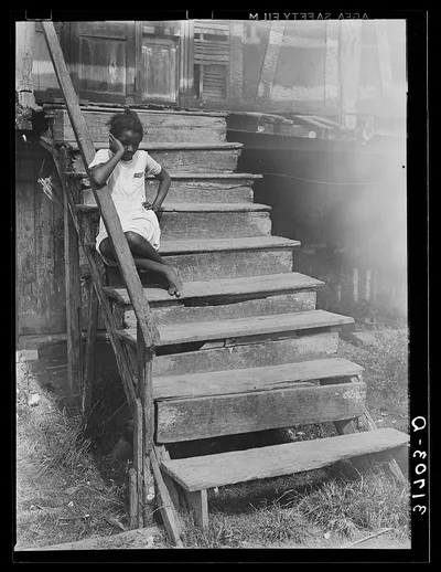 [Untitled photo, possibly related to: Negro child residing in old…, Louisiana, 1938