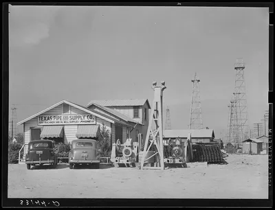 Oil well supply company. Kilgore, Texas, 1939