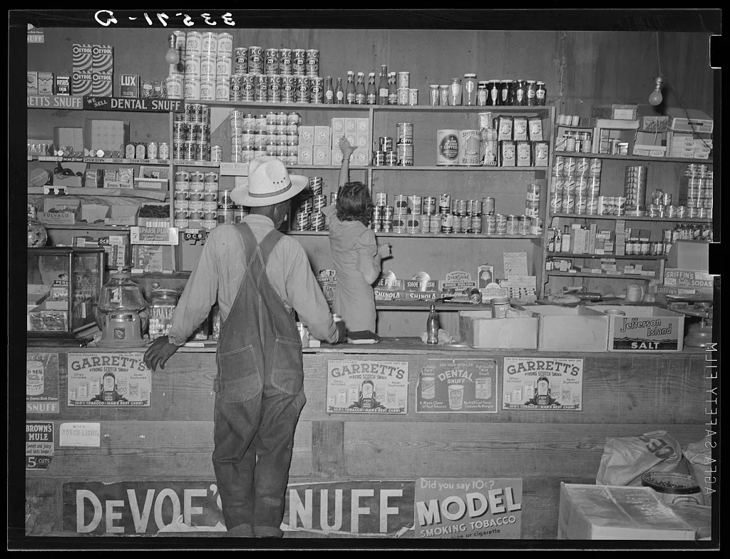 Country store. Wagoner County, Oklahoma, 1939