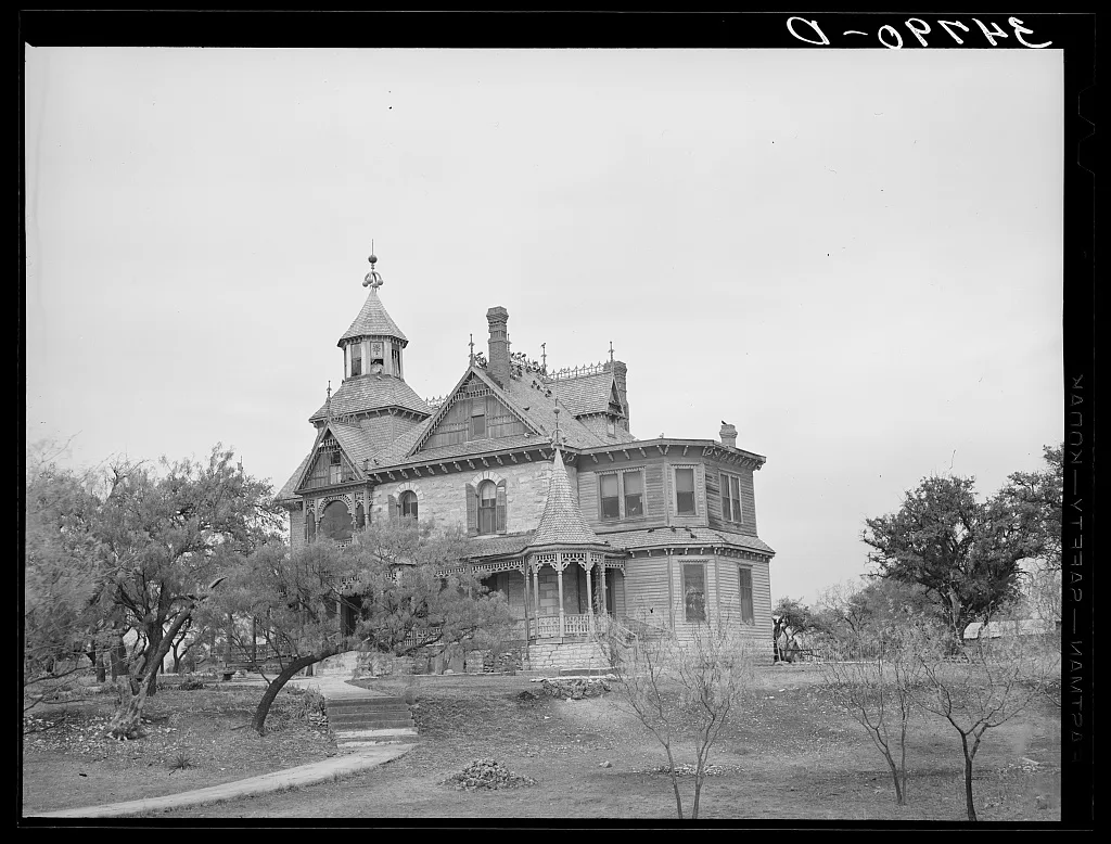 Mansion. Comanche, Texas, 1939