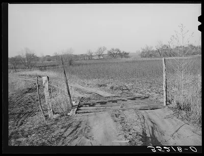 Cattle guard. Creek County, Oklahoma, 1940