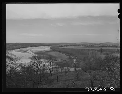 The Canadian River. McIntosh County, Oklahoma, 1940