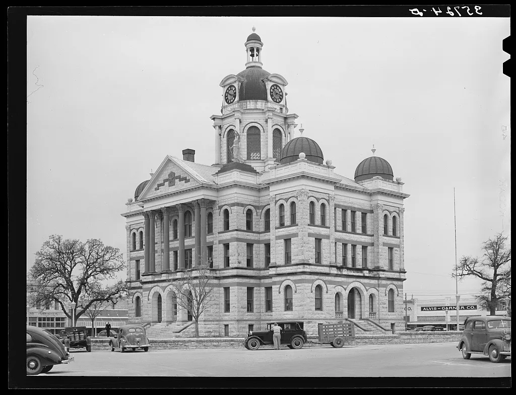Courthouse. Gatesville, Texas, 1940