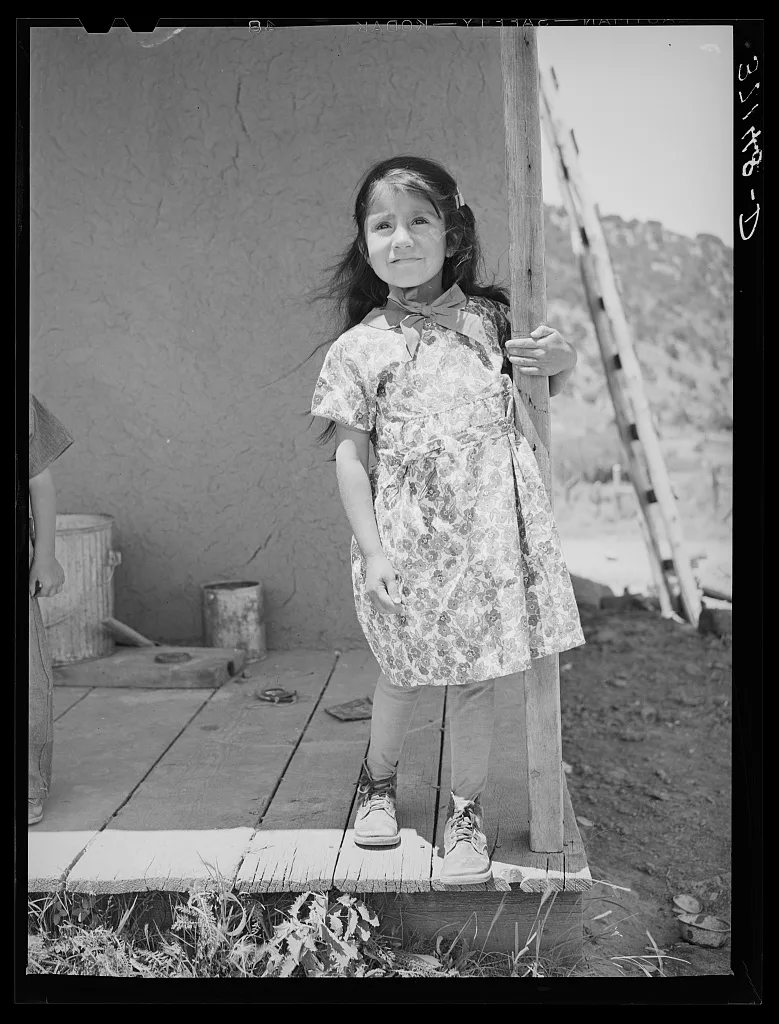 Young Spanish-American child. Amalia, New Mexico, 1940