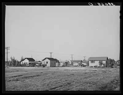 Houses in Earlimart, California, 1940