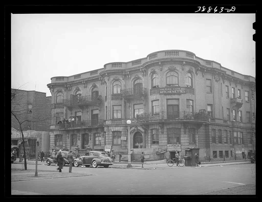 Kitchenette apartments on South Parkway, Chicago, Illinois. These are…, 1941