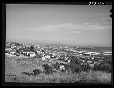 [Untitled photo, possibly related to: Consolidated Aircraft plant…, California, 1940