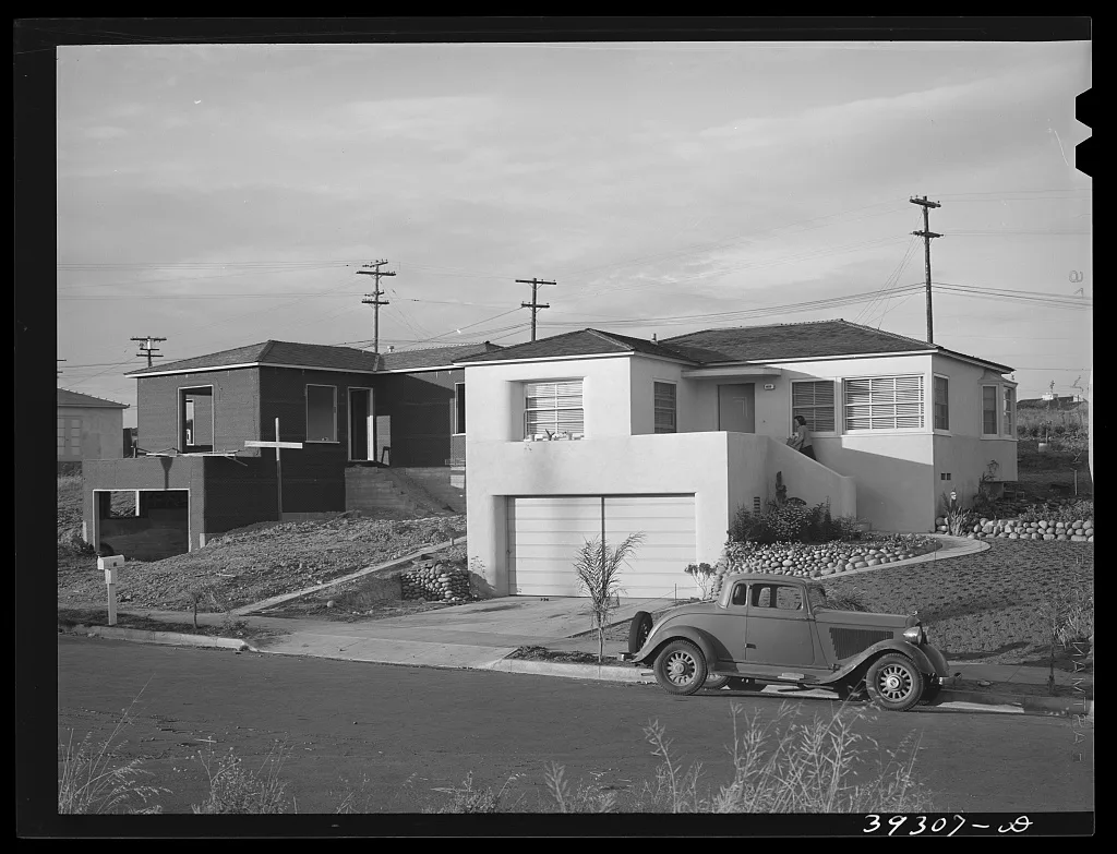 Federal Housing Administration housing. San Diego, California, 1941
